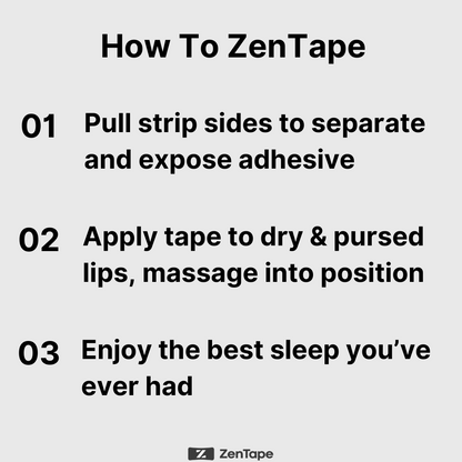 Unlock Deeper Sleep - ZenTape Mouth Tape